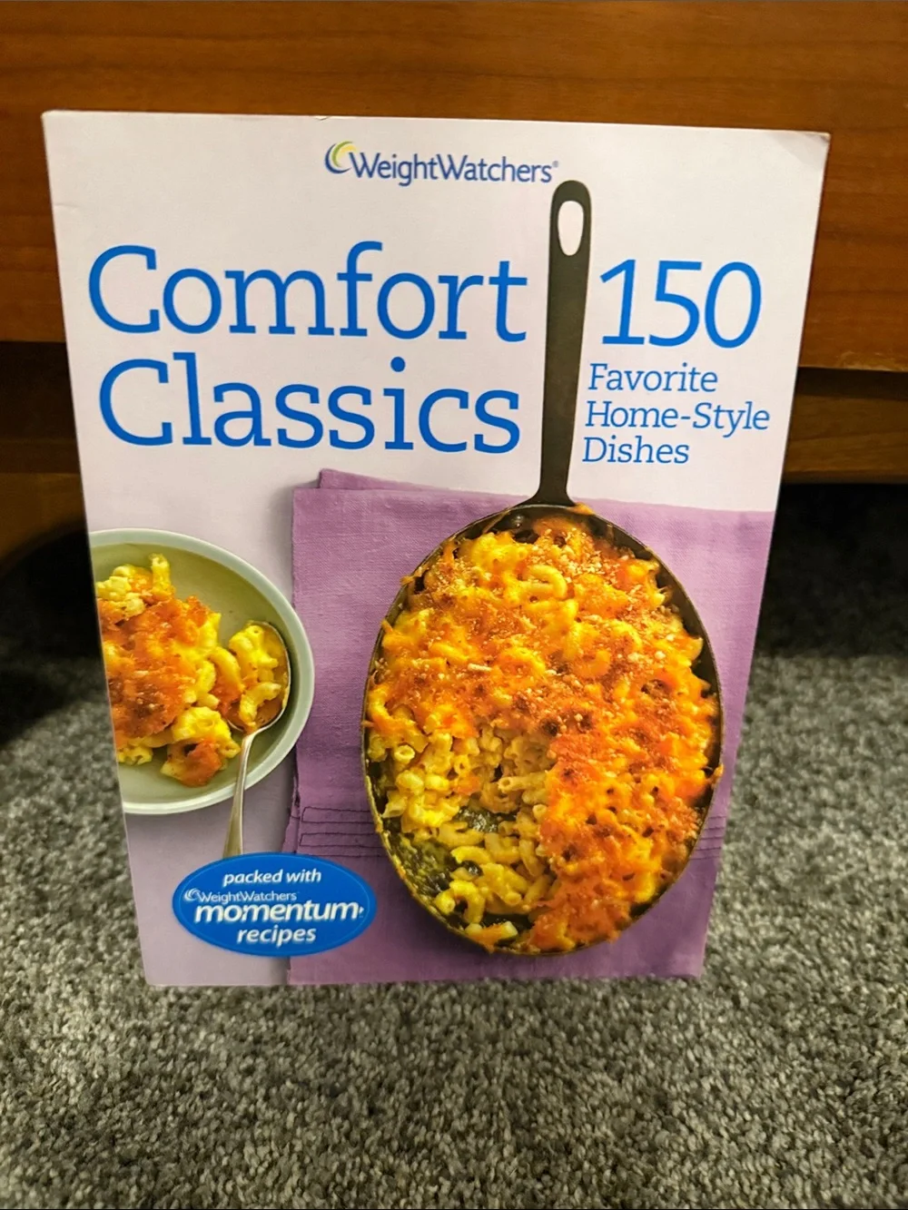 Weight Watchers Comfort Classics Cookbook - Blue, White, Purple, Yellow, Black